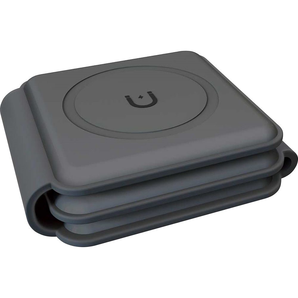 Power Supply/Adapter, Tech, Chargeworx, 3-in-1, Folding, Wireless, Charging pad, 985502, Black